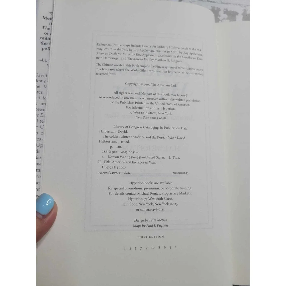 Coldest Winter : America and‎ the Korean War by David Halberstam (2007,...